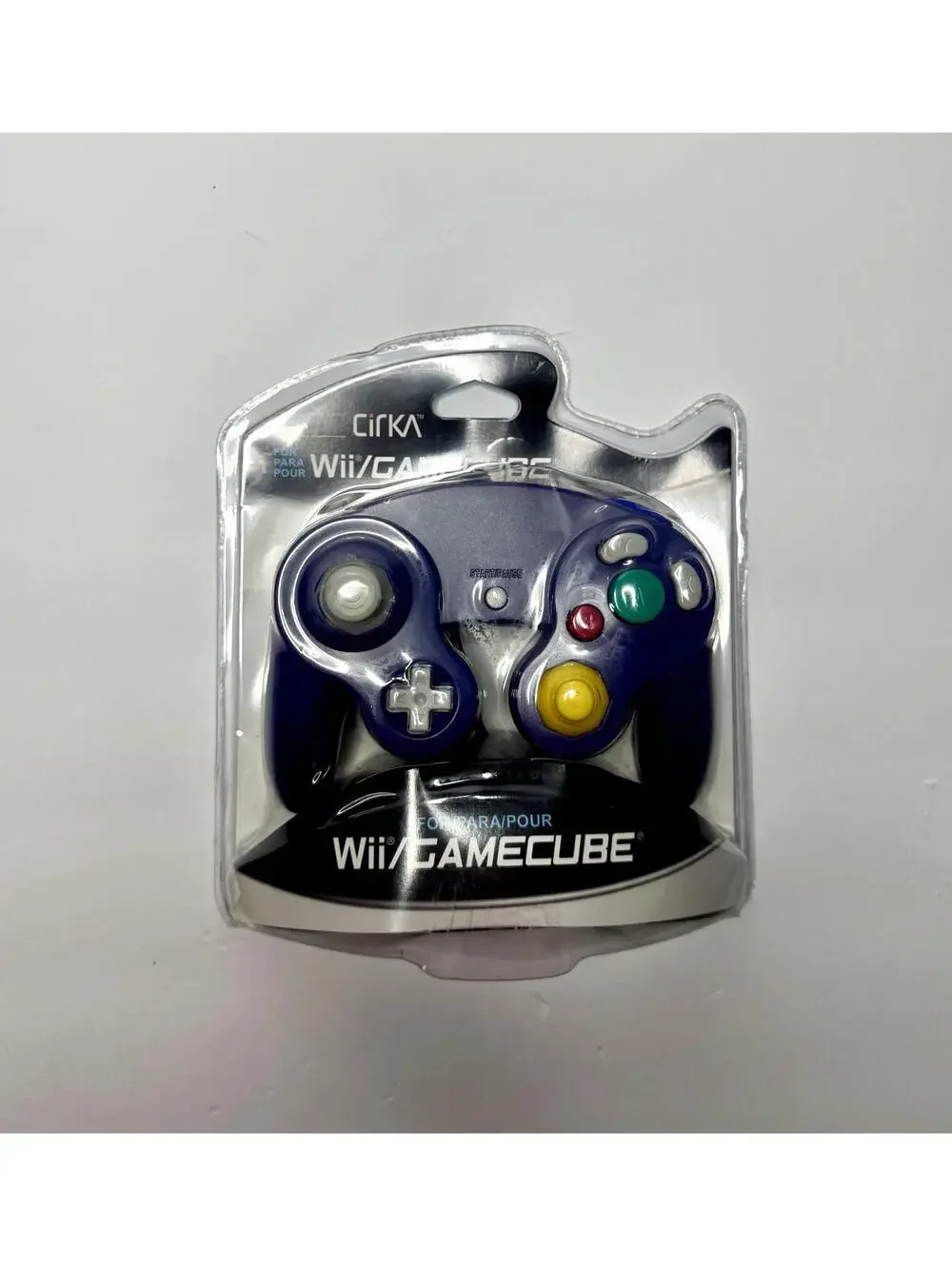 Cirka Wired Controller Purple for Wii or Gamecube Console Gaming New